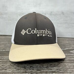 Columbia PFG Cap with Gray and Tan Design